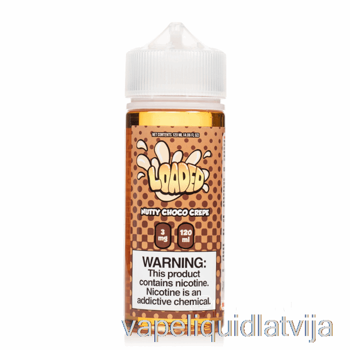 Riekstu šokolādes Kreps - Iepildīts E-šķidrums - Nežēlīgi Tvaiki - 120ml 0mg Vape šķidrums